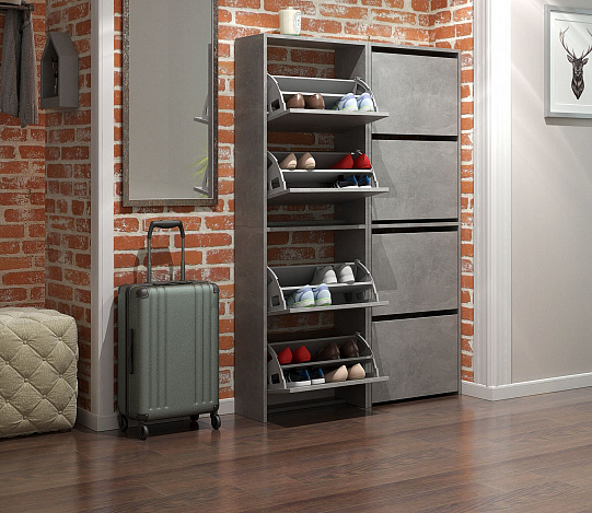 Обувница Витто-28 - бетон