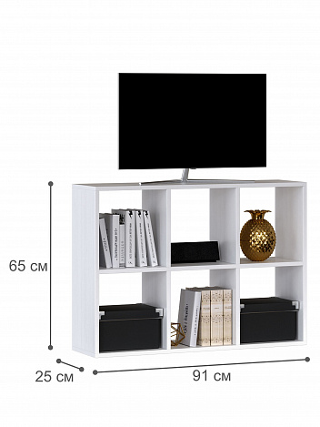 Стеллаж Уно-92 - белый