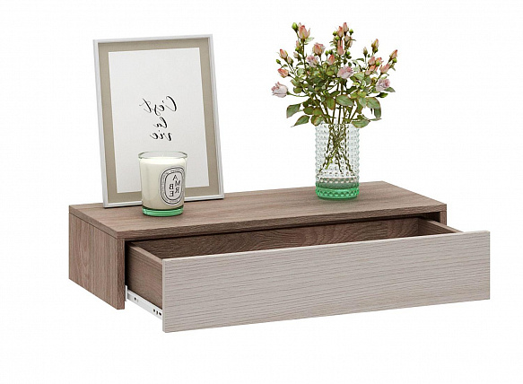 Тумба подвесная Уно-47 - ясень шимо темный / ясень шимо светлый