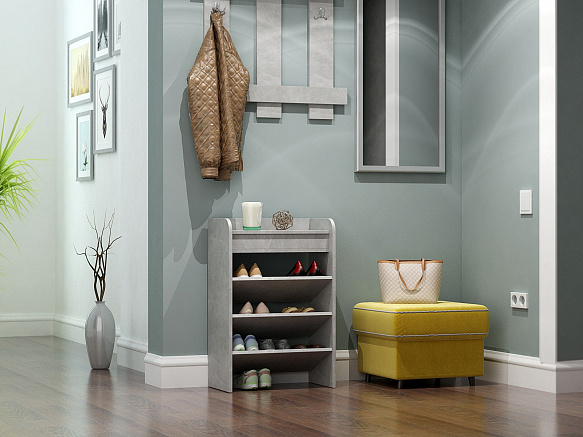 Обувница Витто-9 - бетон