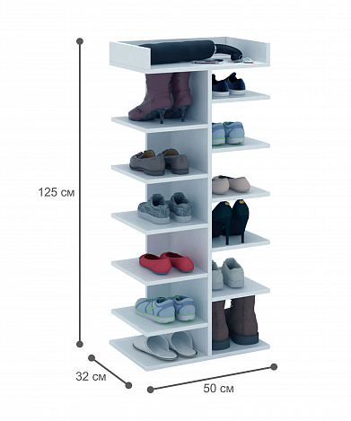 Обувница Норта-3 - белый