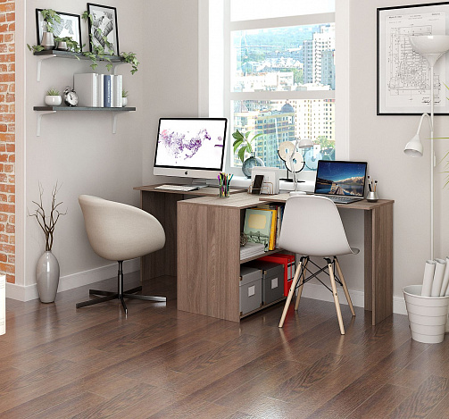 Стол письменный Витто-38 - ясень шимо темный