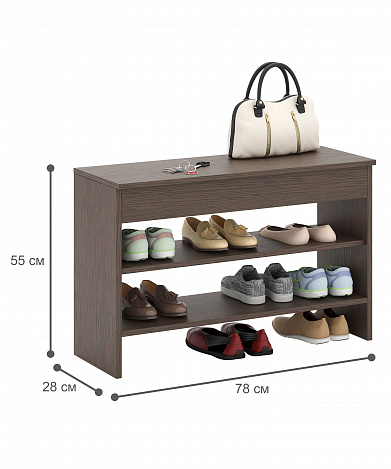 Обувница Витто-10 - венге