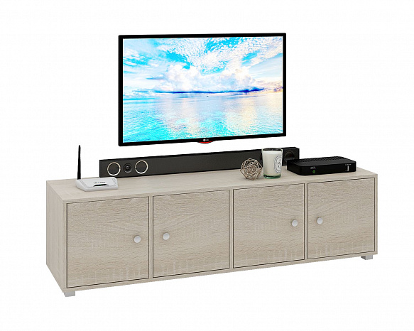 ТВ Тумба Прайм-41-2 подвесная / напольная - дуб сонома