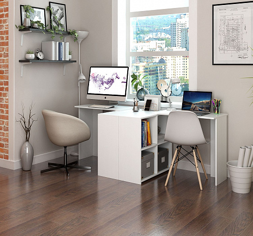 Стол письменный Витто-37 - белый