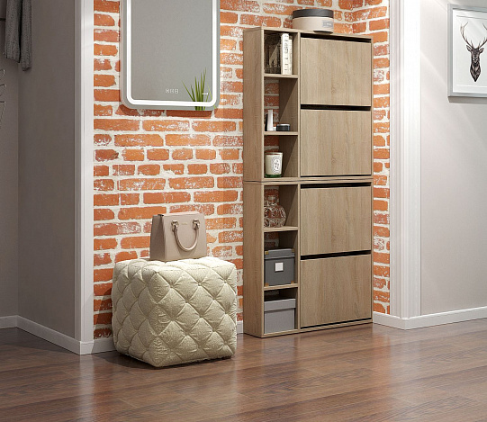 Обувница Витто-44 - дуб сонома