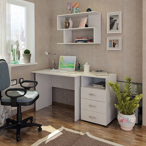 Уголок школьника Милан УШ-106-01 - белый