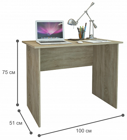 Стол письменный Милан-105 - дуб сонома