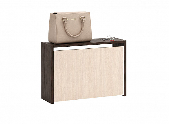 Обувница Уно-58-У узкая - венге / дуб молочный