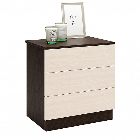 Комод Уно-25 - венге / дуб молочный