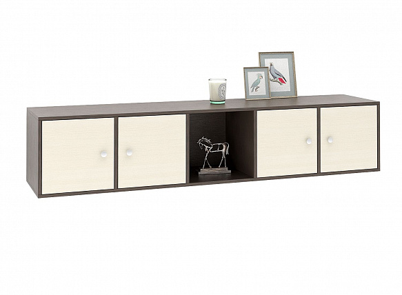 Полка Прайм-51-2 - венге / дуб молочный