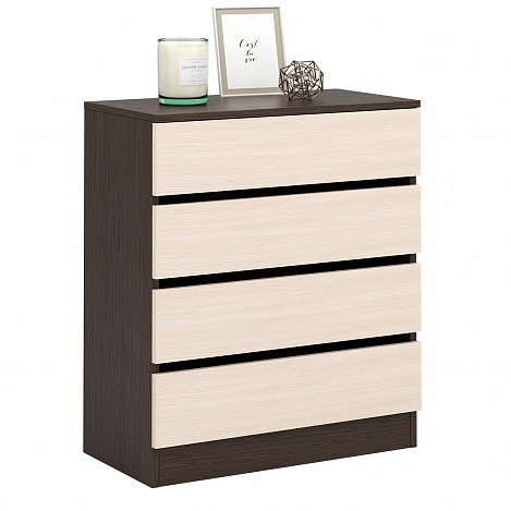 Комод Триверо-8 - венге / дуб молочный