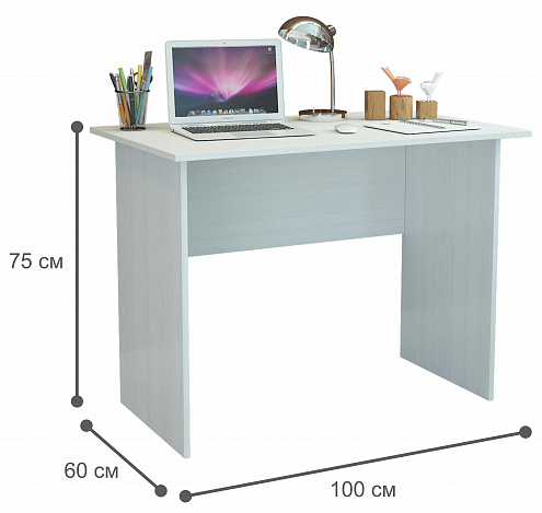 Стол письменный Милан-106 - белый