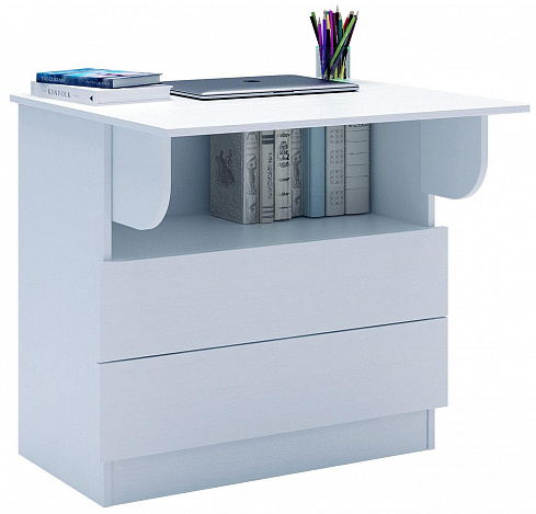 Комод-стол Ренцо-30 - белый