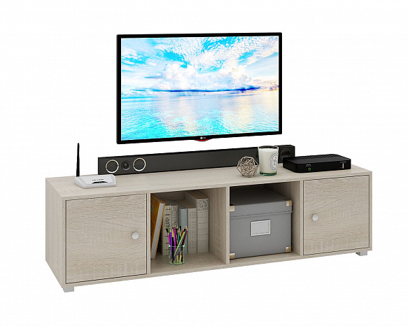 ТВ Тумба Прайм-41-1 подвесная / напольная - дуб сонома