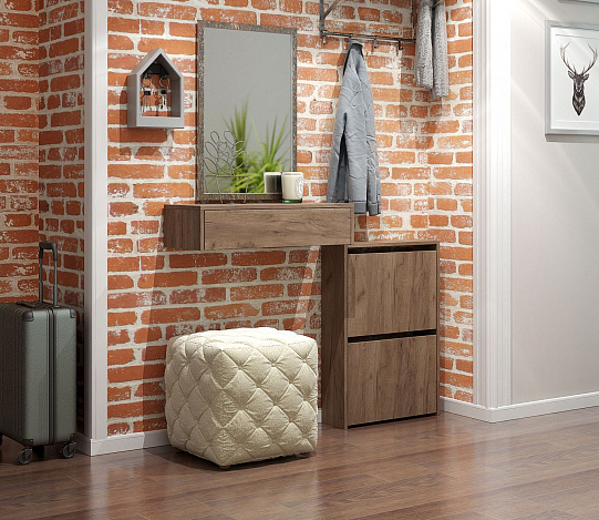 Тумба подвесная Уно-47 - дуб крафт табак