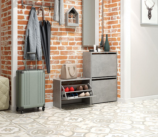 Обувница Уно-58 - бетон