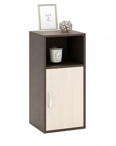 Тумба-Полка Уно-140 - венге / дуб молочный