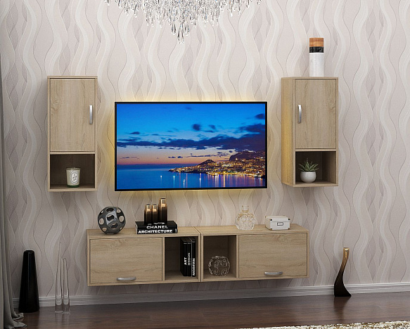 Тумба-Полка Уно-140 - дуб сонома