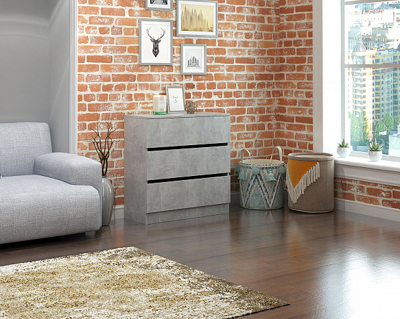 Комод Триверо-9 - бетон