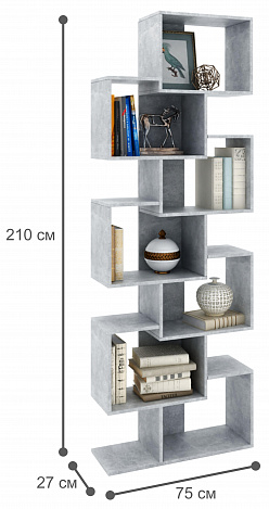 Стеллаж Зет-4 - бетон