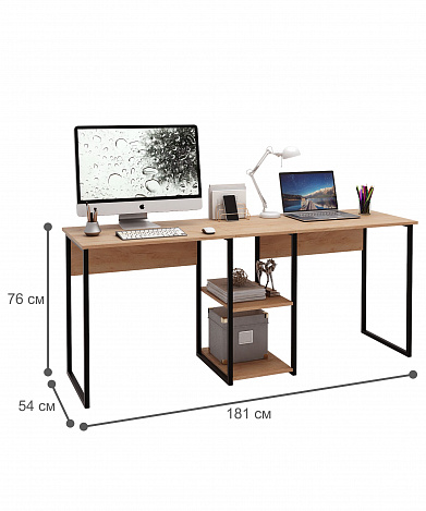 Стол письменный Витто-34 - дуб крафт золотой