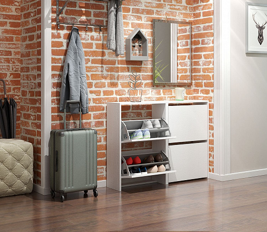 Обувница Витто-19 - белый