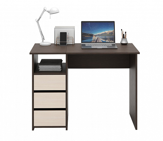Стол письменный Витто-30 - венге / дуб молочный