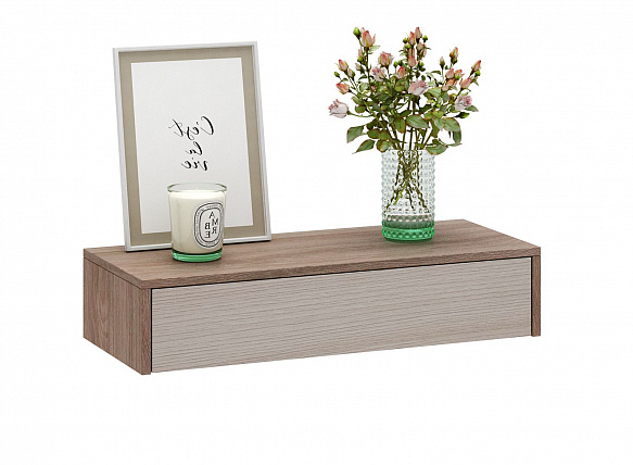 Тумба подвесная Уно-47 - ясень шимо темный / ясень шимо светлый