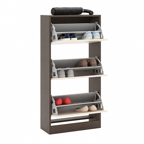 Обувница Уно-54 - венге / дуб молочный