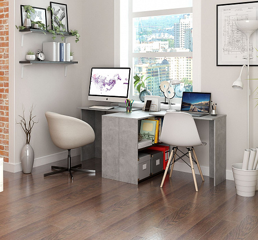 Стол письменный Витто-38 - бетон