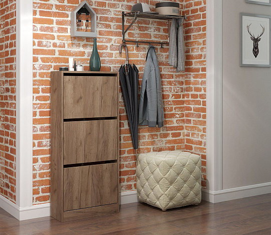 Обувница Уно-54 - дуб крафт табак