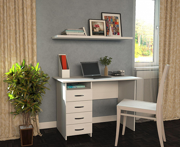 Стол письменный Милан - белый