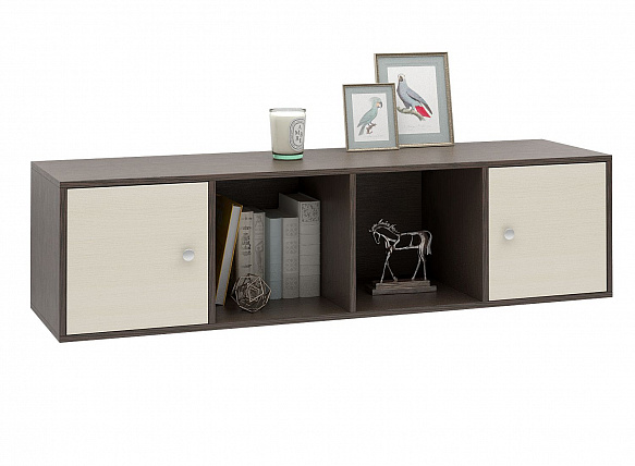 Полка Прайм-41-1 - венге / дуб молочный