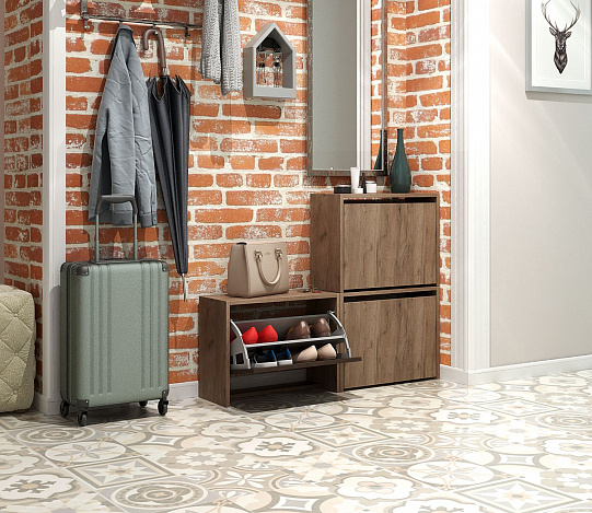 Обувница Уно-58 - дуб крафт табак