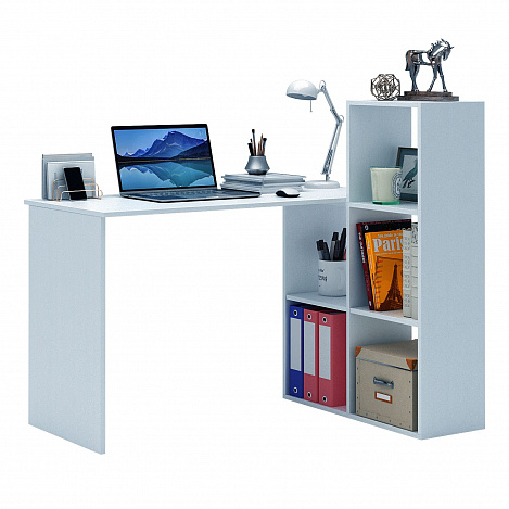 Стол-стеллаж Рикс-10 - белый