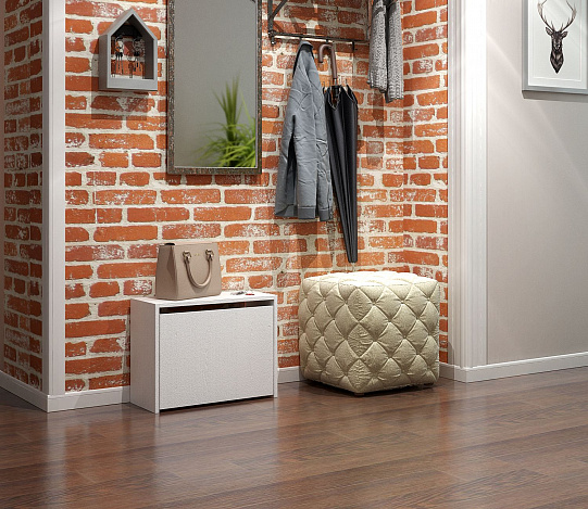 Обувница Уно-58 - белый