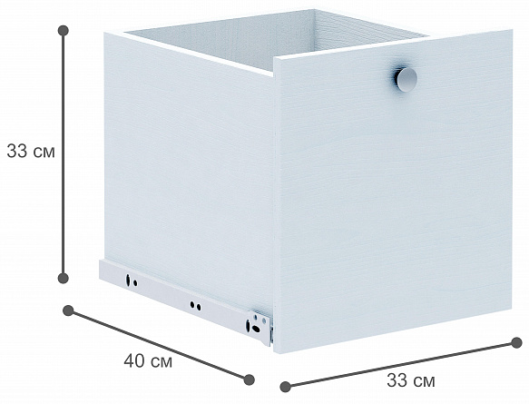 Ящик большой Прайм - белый