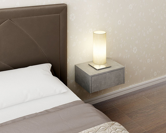 Тумба подвесная Уно-48 - бетон