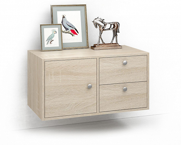 Подвесная тумба Прайм-21-4 - дуб сонома