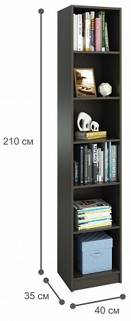 Стеллаж Либерти-4 - венге