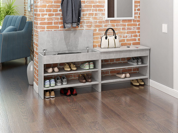 Обувница Витто-10 - бетон