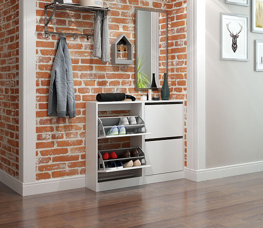 Обувница Уно-51 - белый