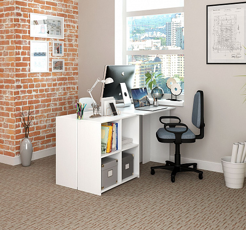 Стол письменный Витто-37 - белый