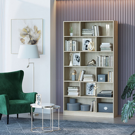 Стеллаж Либерти-6 - дуб сонома