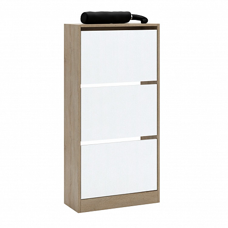 Обувница Уно-54 - дуб сонома / белый