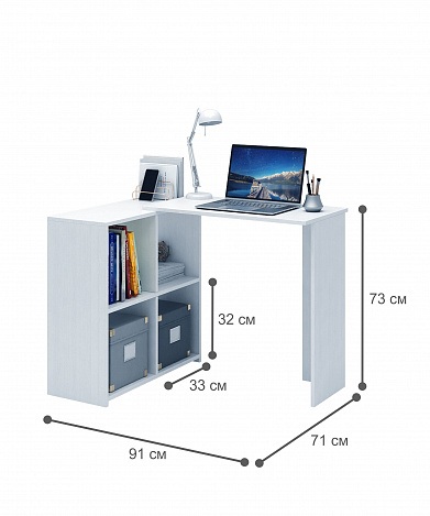 Стол письменный Витто-37 - белый
