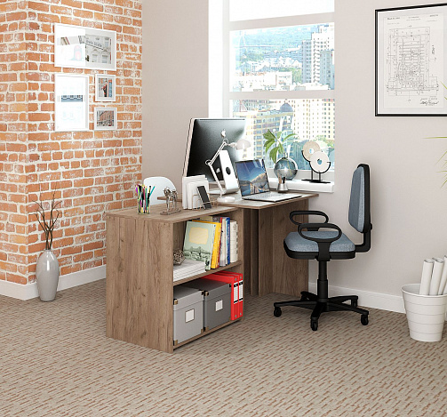 Стол письменный Витто-38 - дуб крафт табак