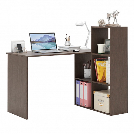 Стол-стеллаж Рикс-10 - венге