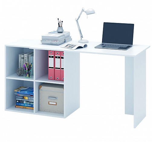 Компьютерный стол Прайм-45 - белый